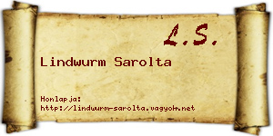 Lindwurm Sarolta névjegykártya
